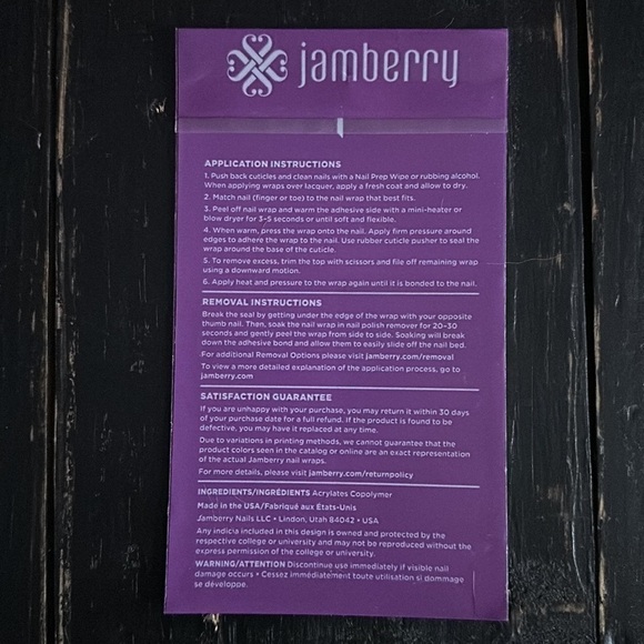 JAMBERRY Nail Wraps - Punch Bowl - Picture 5 of 8